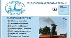 Desktop Screenshot of dampfboot.de